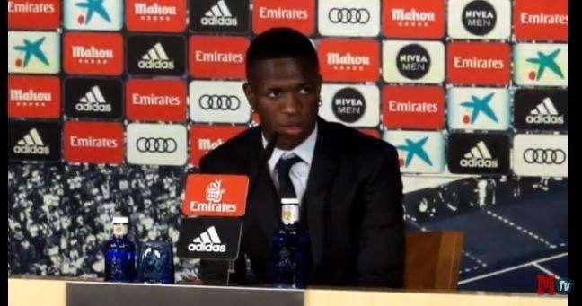 El Madrid sorprende a su afición e inscribe a Vinícius como jugador del Juvenil A