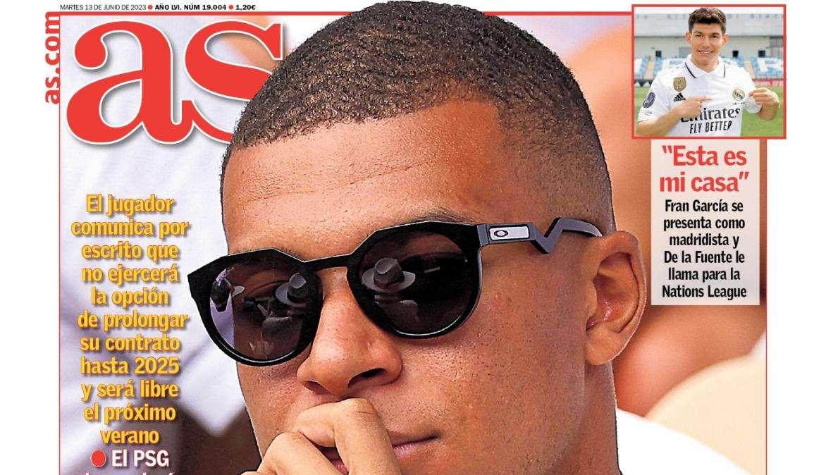 PORTADA | AS: "Mbappé se pone a tiro"