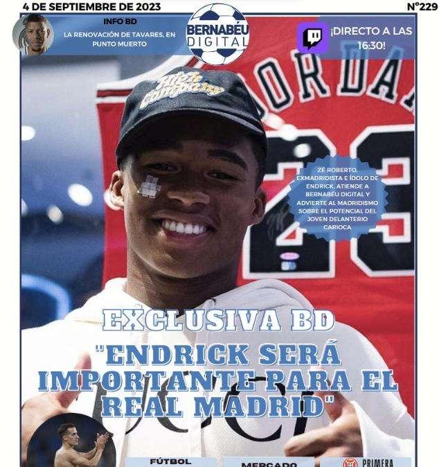 PORTADA BD | "Endrick será importante para el Real Madrid"