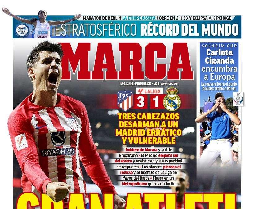 PORTADA | Marca: "Madrid errático y vulnerable"