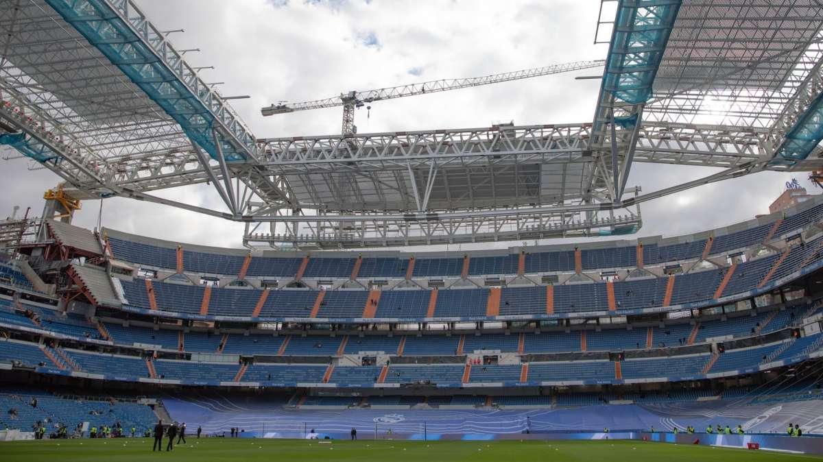 El césped del Bernabéu ya está listo para la cuarta jornada de LaLiga
