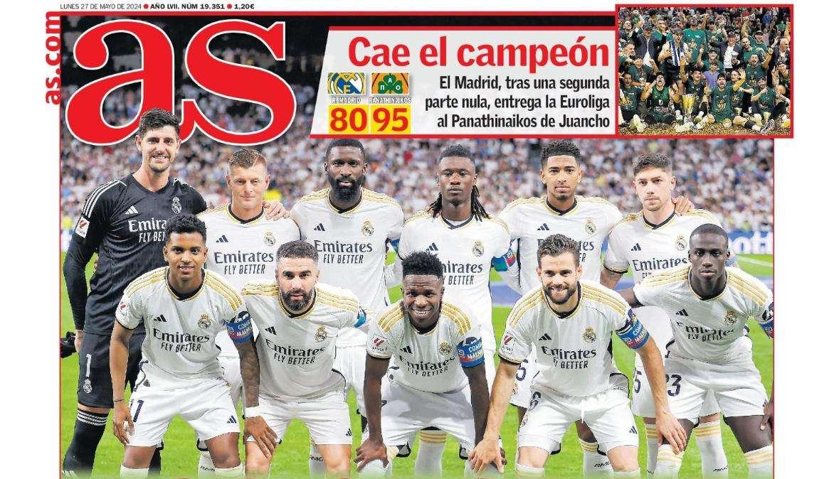 PORTADA | AS: "Los once de Wembley"