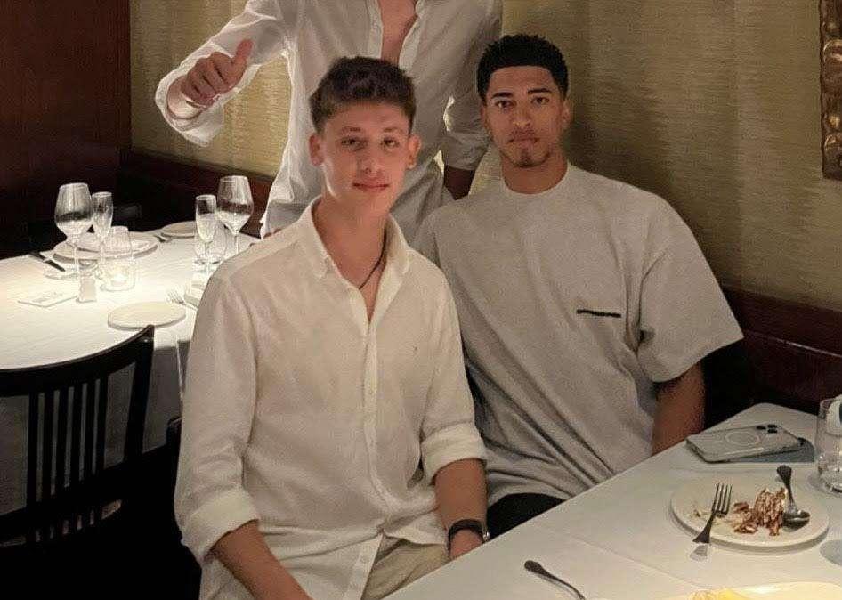 La imagen de la que todo el mundo habla: Bellingham y Güler, cenando juntos