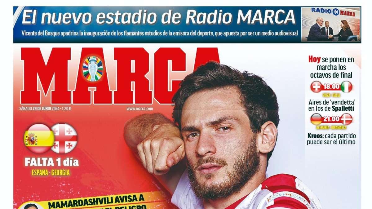 PORTADA | Marca: "Kvaratskhelia es mejor que toda España"