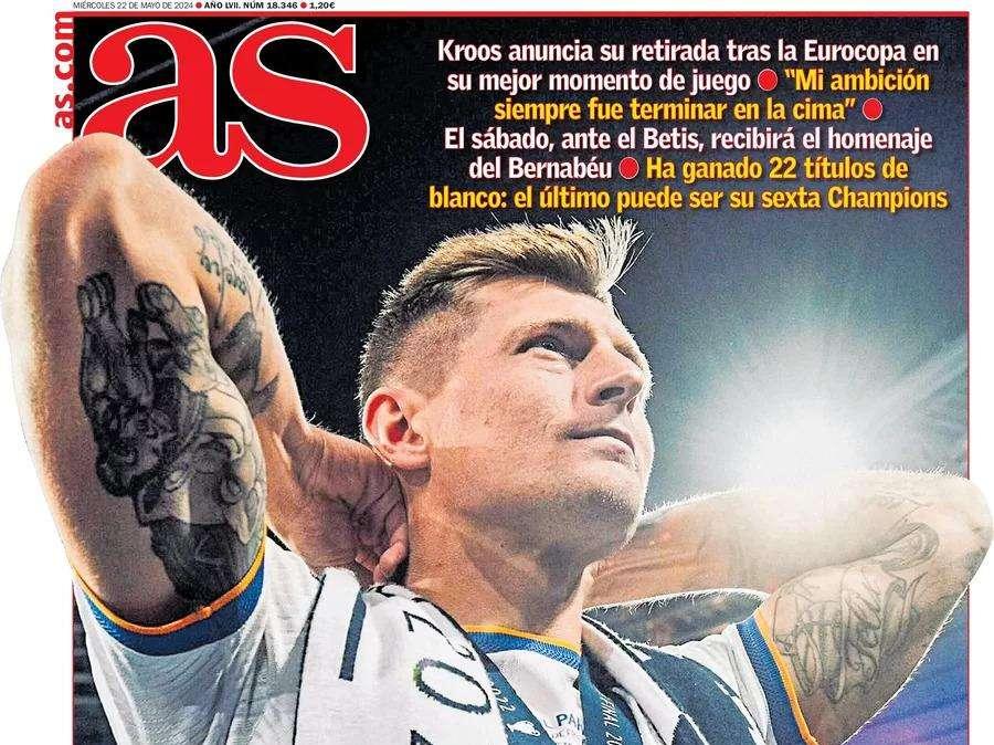 PORTADA | AS: "Danke Toni"