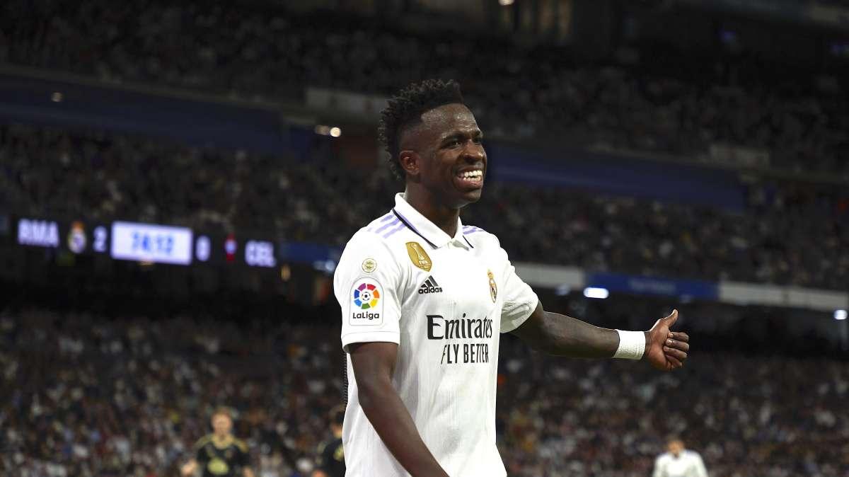 Vinicius, el único del Real Madrid que dio la cara en Montilivi