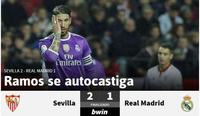 FOTO - AS: "Ramos se autocastiga"