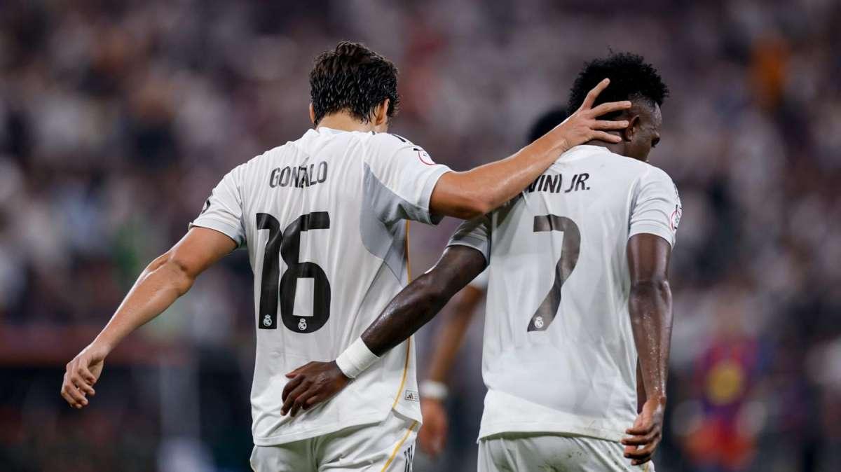 Gonzalo y Vinicius contra el mundo: las notas del Barcelona 3-2 Real Madrid