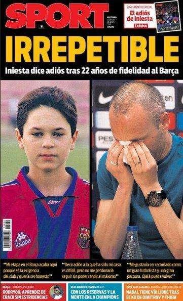 PORTADA - El homenaje de SPORT al mago de Fuentealbilla: "Irrepetible"