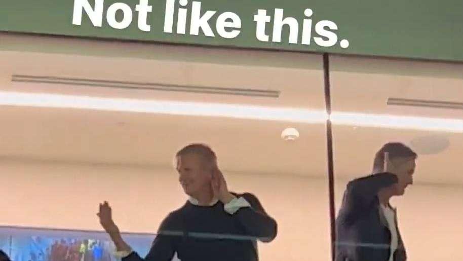 El padre de Haaland la lía en el Bernabéu y acaba expulsado por la seguridad del estadio