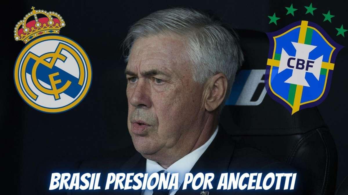 Brasil insiste por Ancelotti: se acerca su adiós al Real Madrid