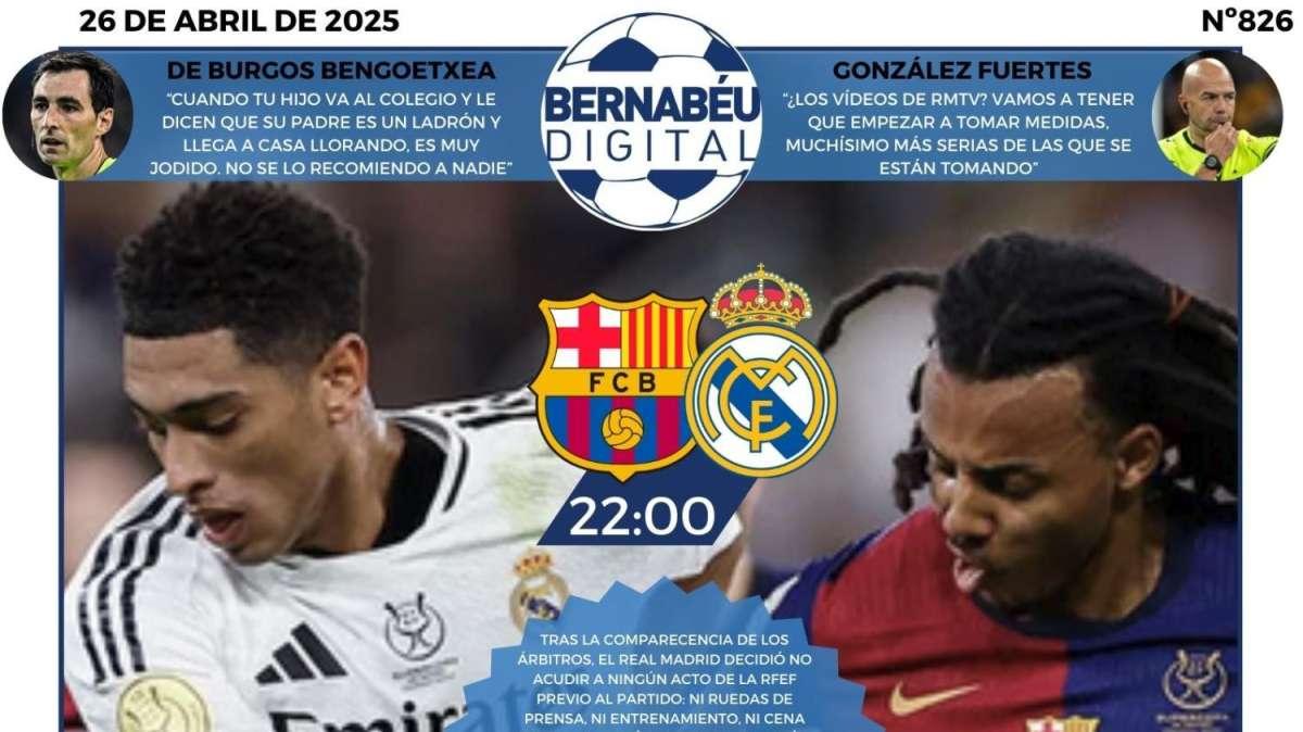 La previa del Barcelona - Real Madrid, en la portada BD