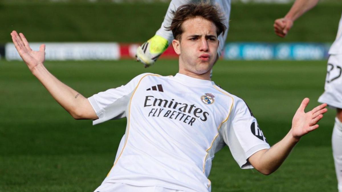 Dani Yáñez logra el récord de partidos en la UEFA Youth League con el Real Madrid