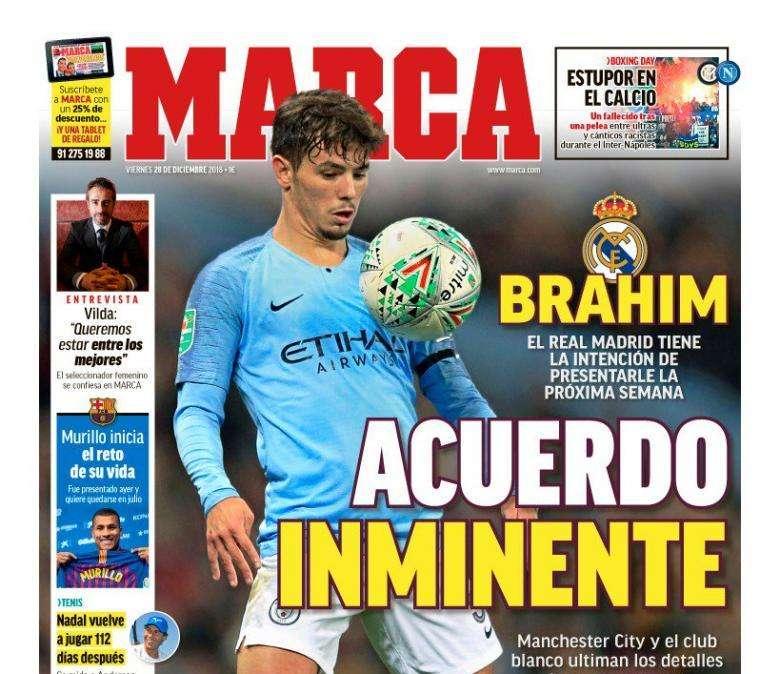 Marca - Brahim será jugador del Real Madrid de manera inminente 