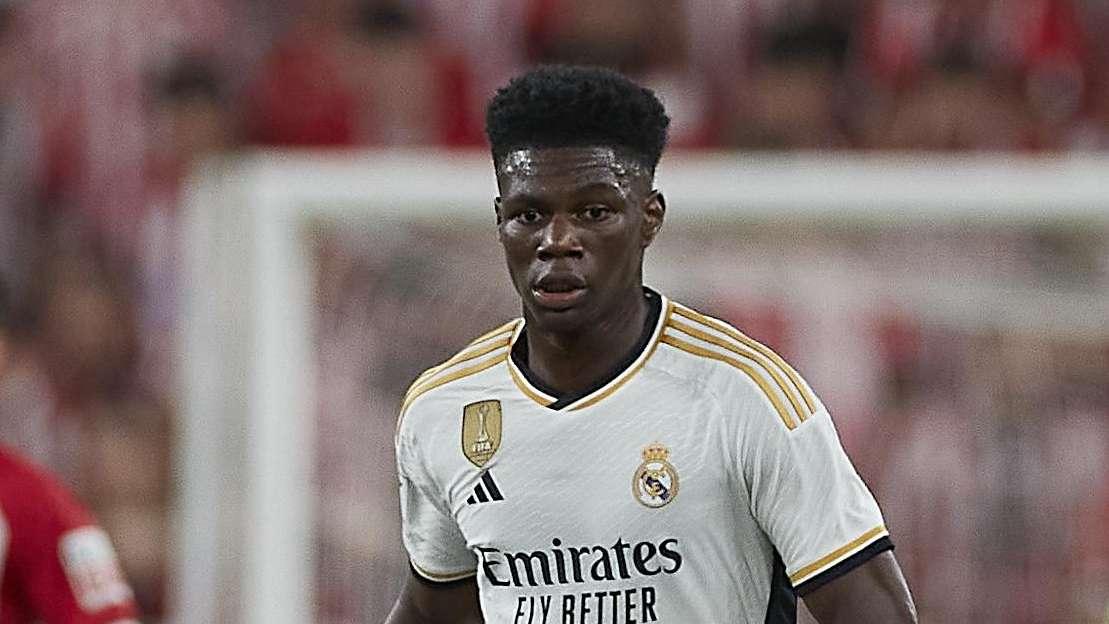 Tchouaméni bendice a la joya de la cantera del Real Madrid