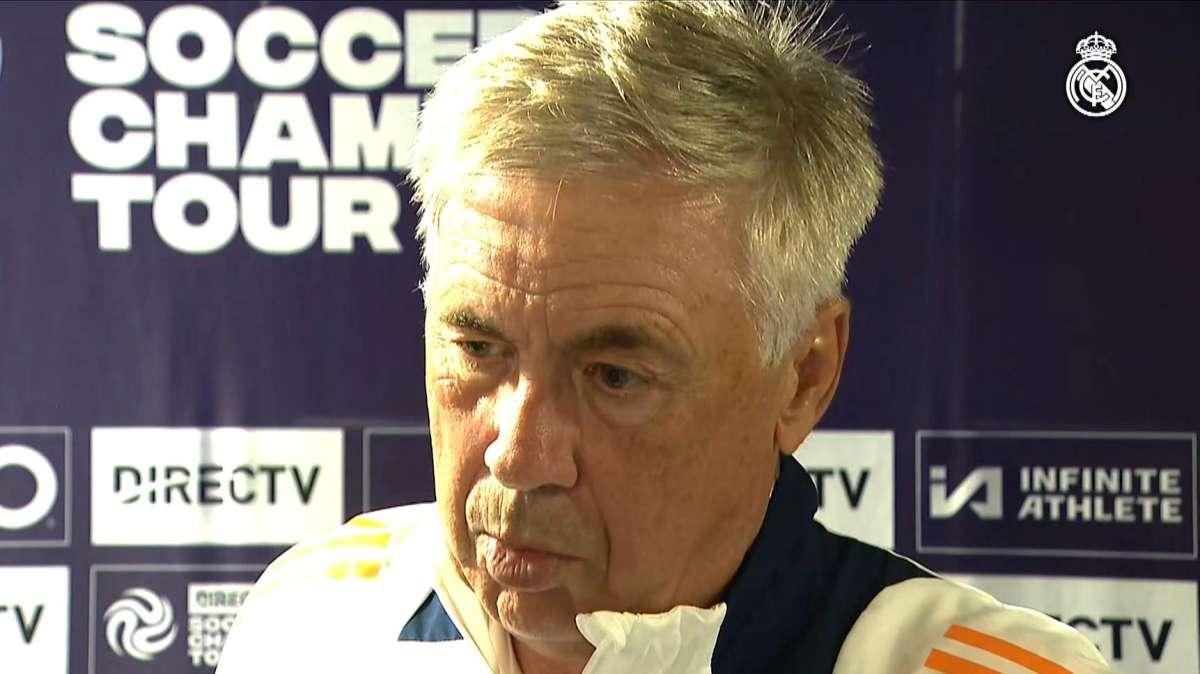 Carlo Ancelotti, antes de volver a Madrid: "Hemos preferido evitar riesgos"