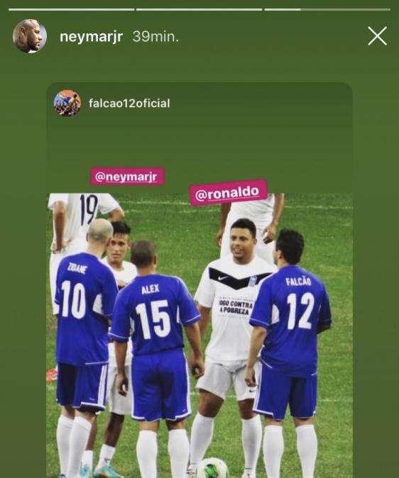 FOTO - Neymar comparte una imagen de hace más de 5 años con Zidane