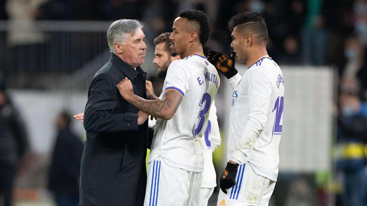 Ancelotti tiene tres jugadores apercibidos y no arriesgarán el clásico 