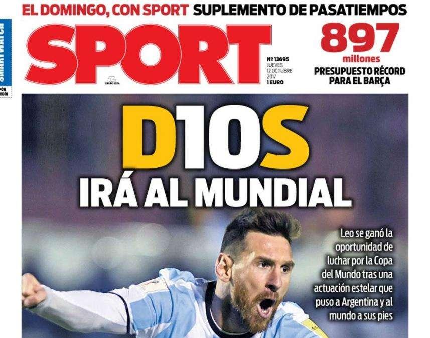 La prensa catalana se rinde a Messi tras su hat trick ante Ecuador: "Dios al Mundial", "Gracias a Dios"