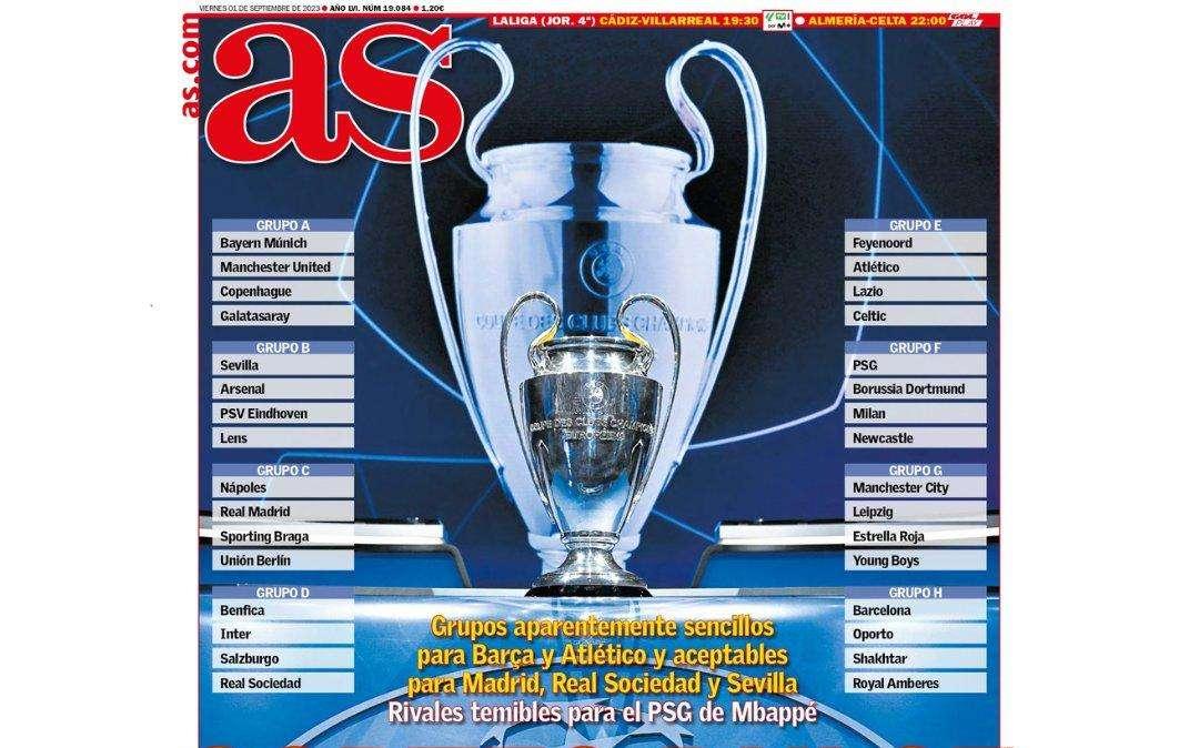 PORTADA | As: "Sorteo dulce"