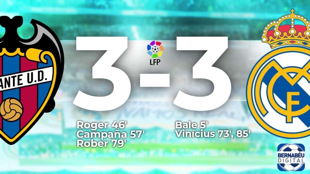 CRÓNICA | Vinicius salva un punto de un partido loco