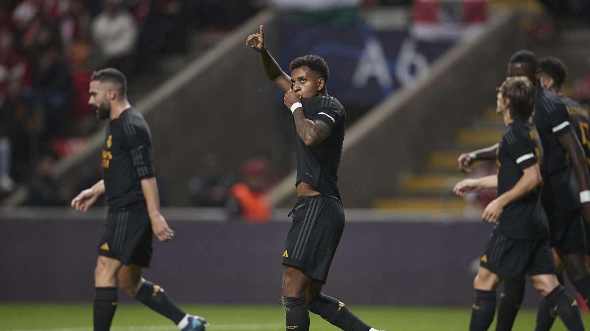 Rodrygo acaba con su sequía goleadora en el Real Madrid