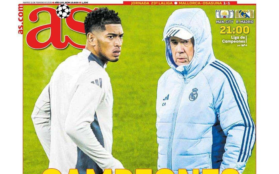 “Campeones en el alambre”: As abre en su portada con la previa de Champions