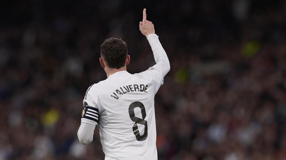 Fede Valverde iguala a Pirri en un hito de Champions
