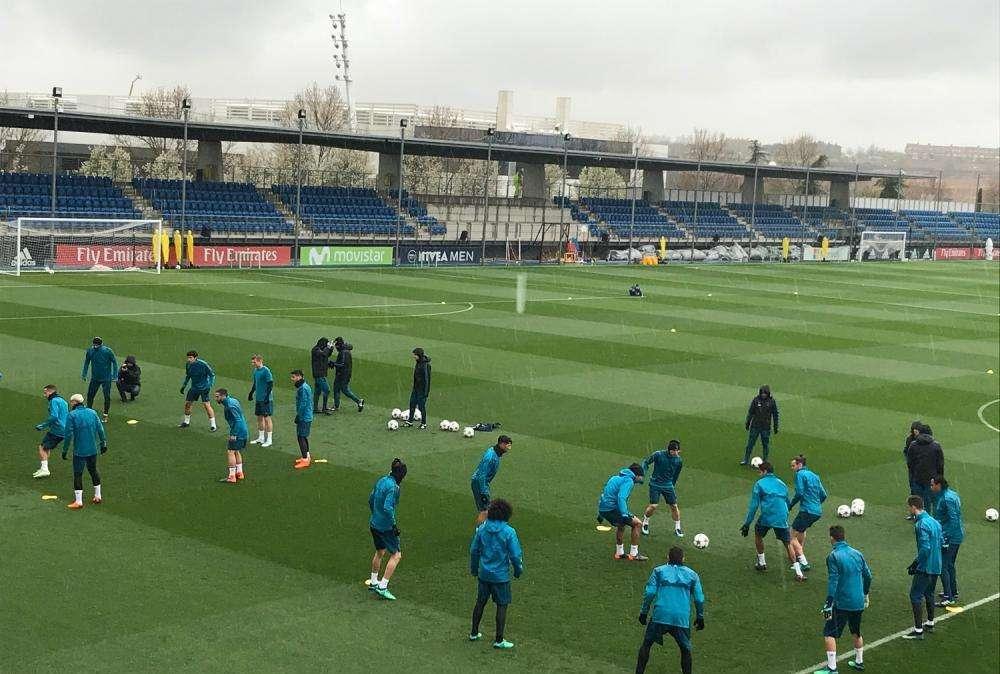 Informe del entrenamiento: sesión de físico y balón sin Jovic ni Mariano