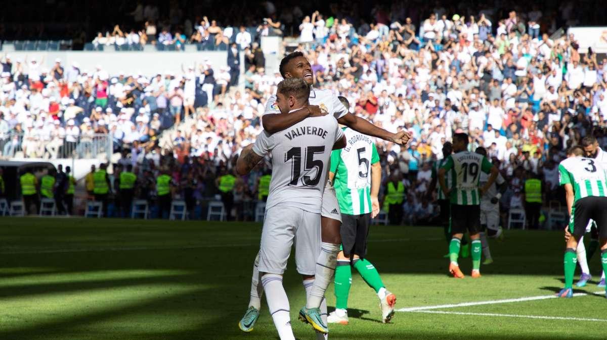 Fede Valverde: "Ha sido muy hermoso volver al Bernabéu"