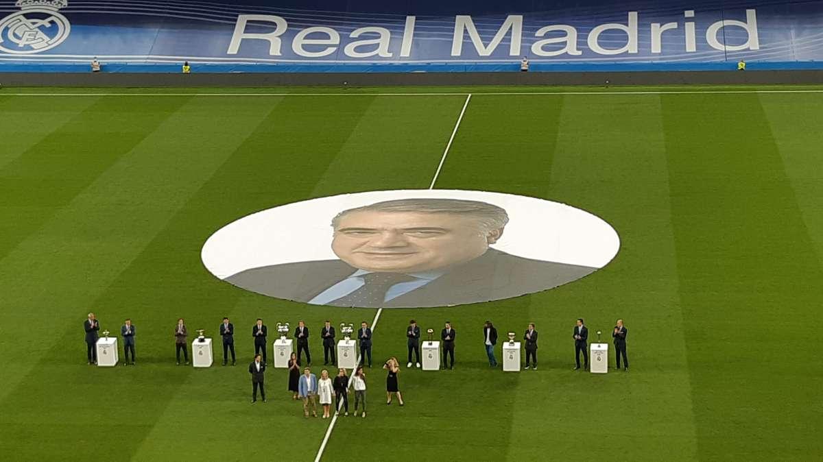 FOTO BD | El homenaje del Real Madrid a Lorenzo Sanz