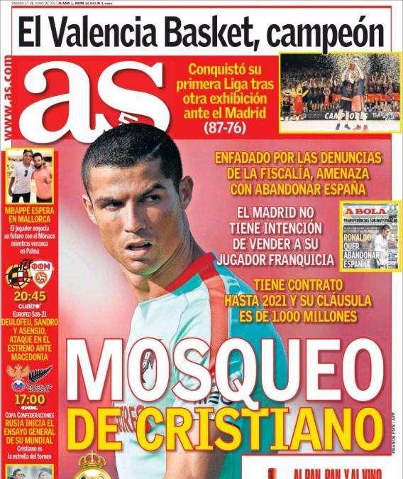 PORTADA - As: "Mosqueo de Cristiano"