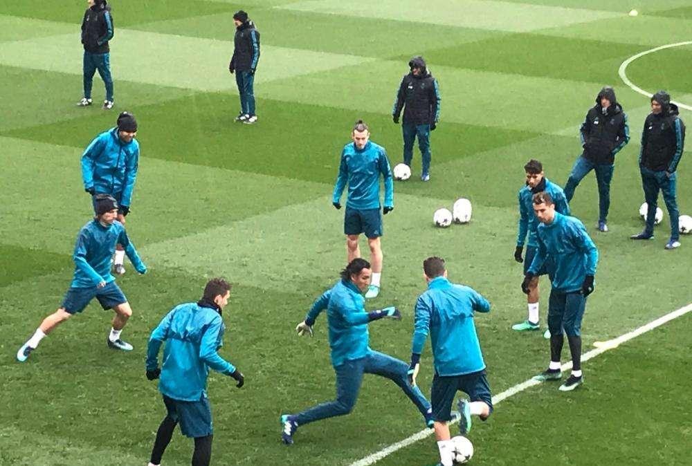 Informe del entrenamiento: Nacho e Isco vuelven con el grupo. Carvajal...