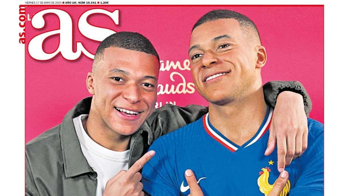 PORTADA | AS: "Mbappé doble reto"