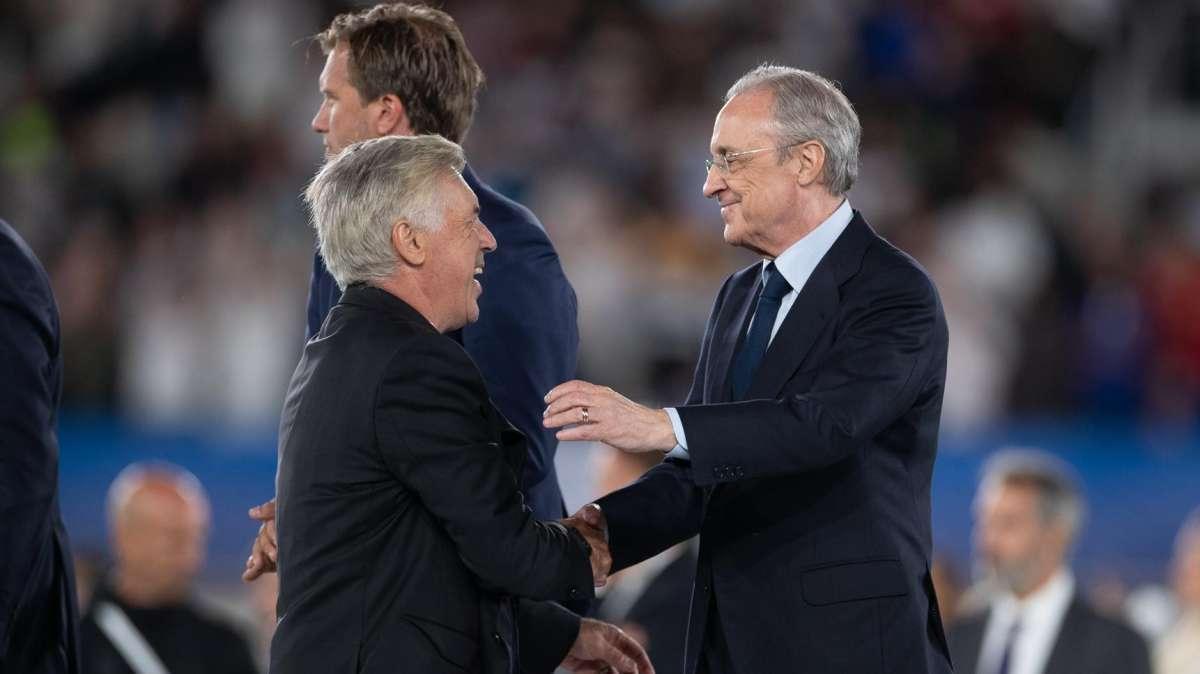 La charla entre Ancelotti y Florentino que divide al madridismo en redes
