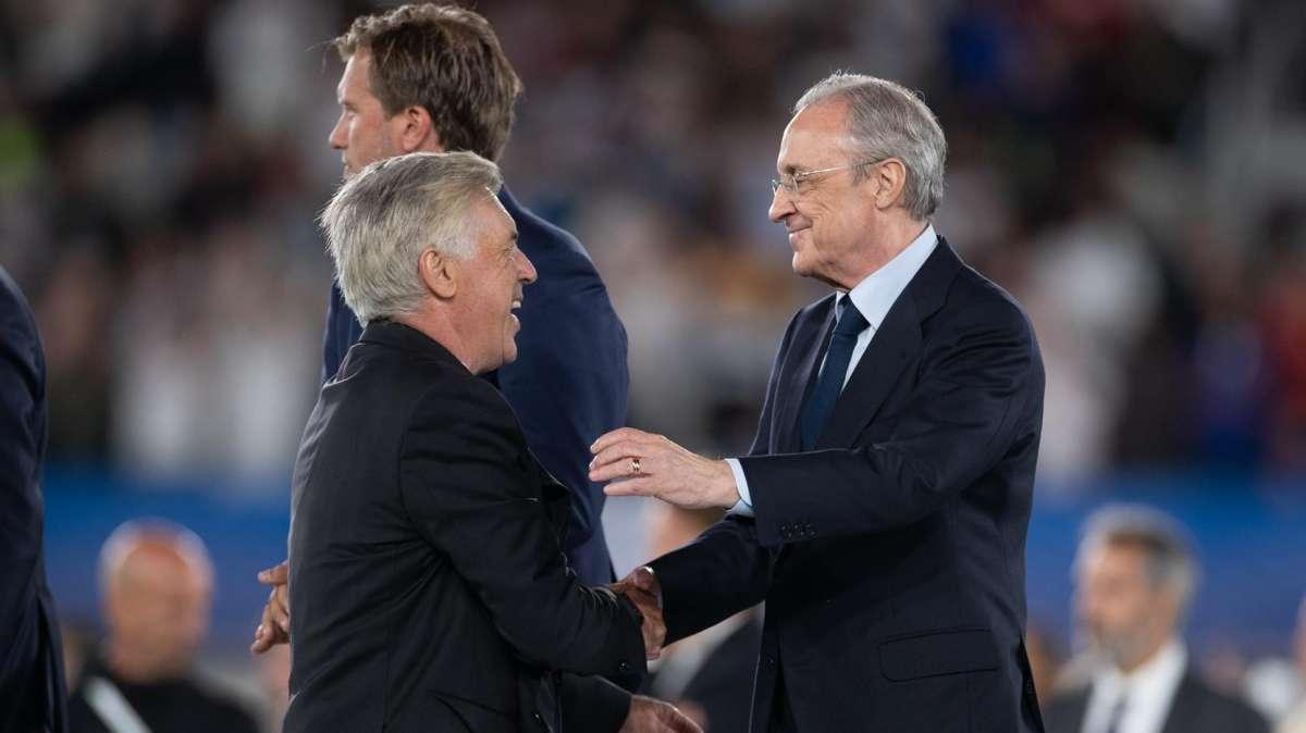 Real Madrid | Desvelan una cumbre entre Florentino Pérez y Ancelotti