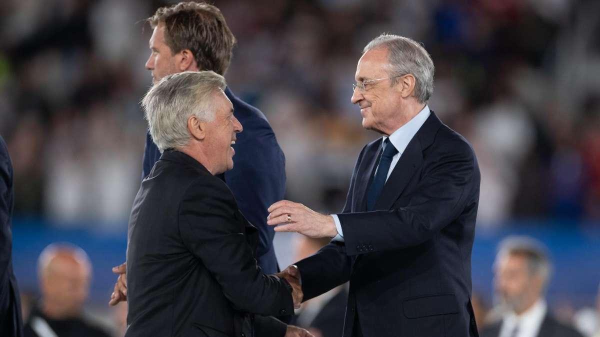 Kane y Mbappé, motivo de discordia entre Florentino y Ancelotti