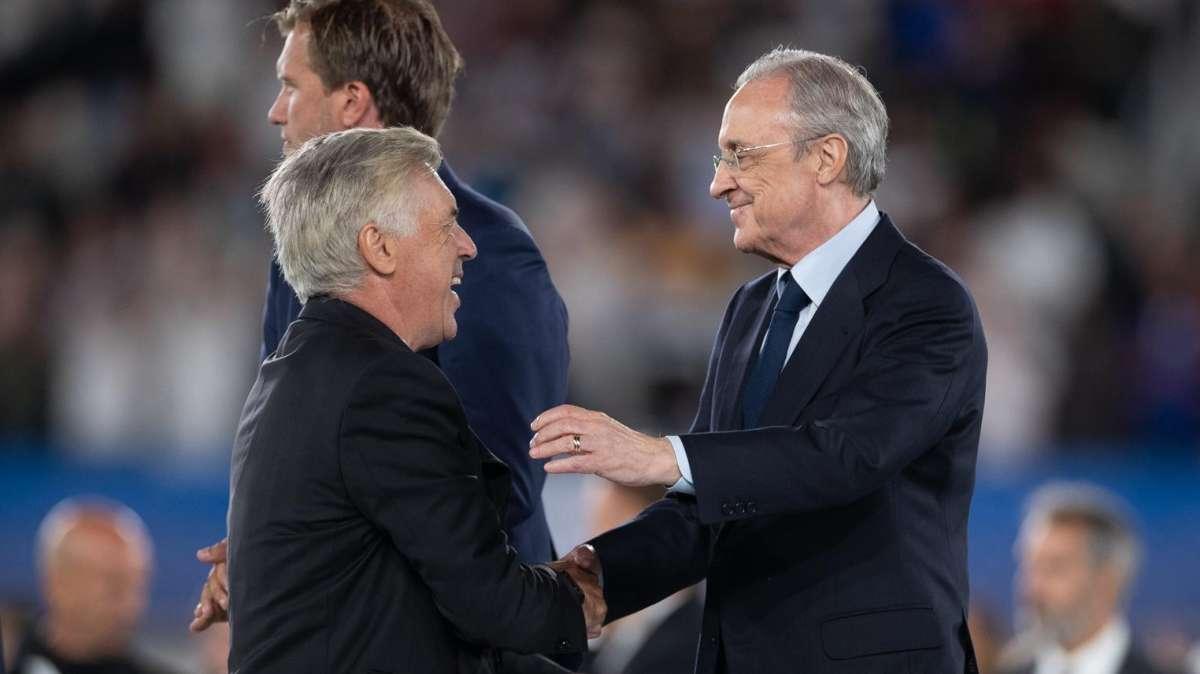 Desvelan el enfado de Florentino y las discrepancias entre Ancelotti y el club