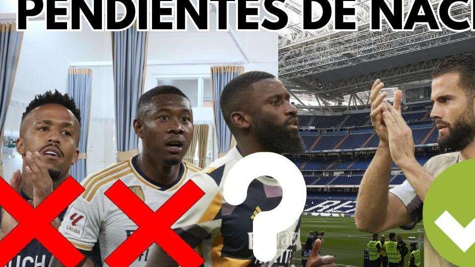 Solo se salva Nacho: tragedia con Militao y Alaba... y Rüdiger es duda