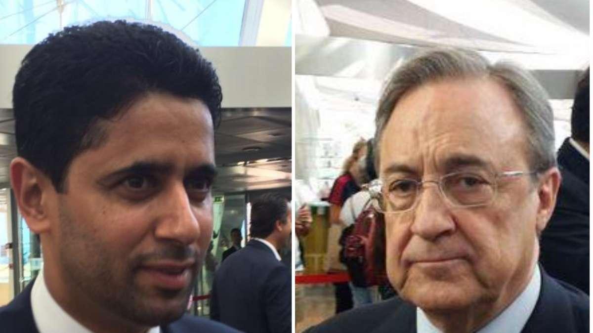 Florentino Pérez lanza un mensaje a Al-Khelaifi y los socios del Real Madrid enloquecen