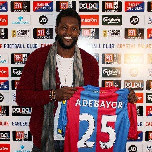 Adebayor: "No sé mucho sobre el Crystal Palace, tendré que informarme en Google"