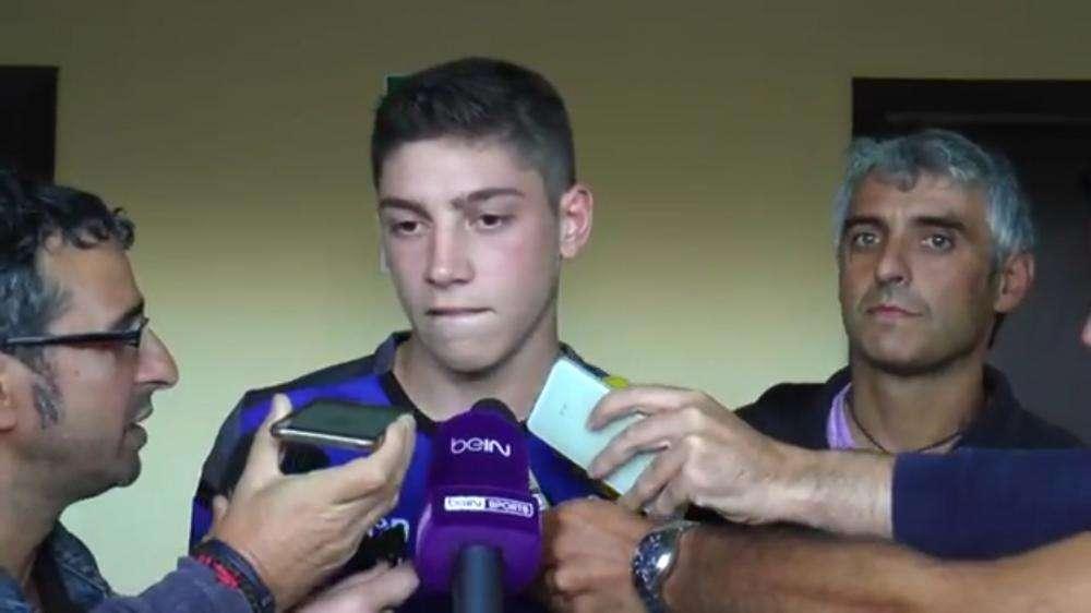 Fede Valverde: "Estoy disfrutando en cada momento. Si me quedo sería grandioso"
