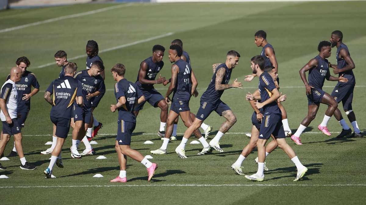 Confirmadas las cuatro bajas del Real Madrid para el debut en LaLiga ante el Athletic