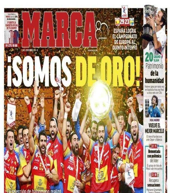 PORTADA -  Marca: "Vuelve el mejor Marcelo"