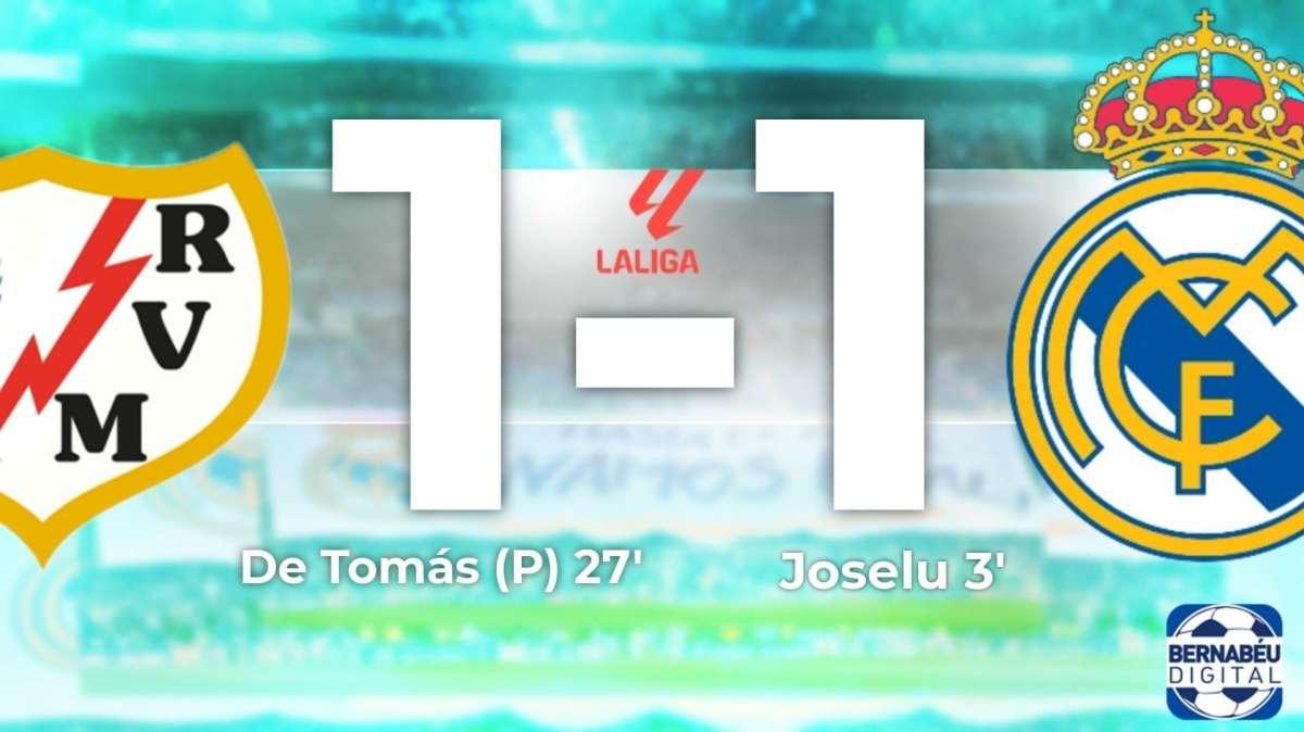Rayo Vallecano 1-1 Real Madrid, FINAL | Sigue aquí el pospartido