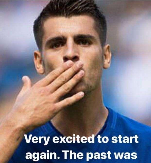 FOTO - Morata lanza un mensaje sobre su futuro: "Sólo hay una razón para empezar a luchar de nuevo"