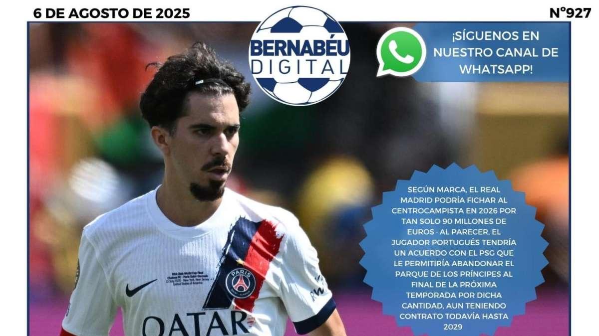 "Vitinha tiene precio": el portugués, en la portada BD