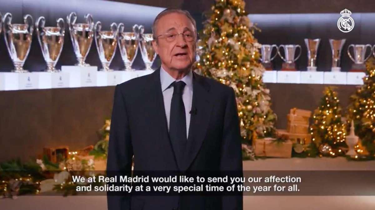 El mensaje de Navidad de Florentino Pérez para los madridistas