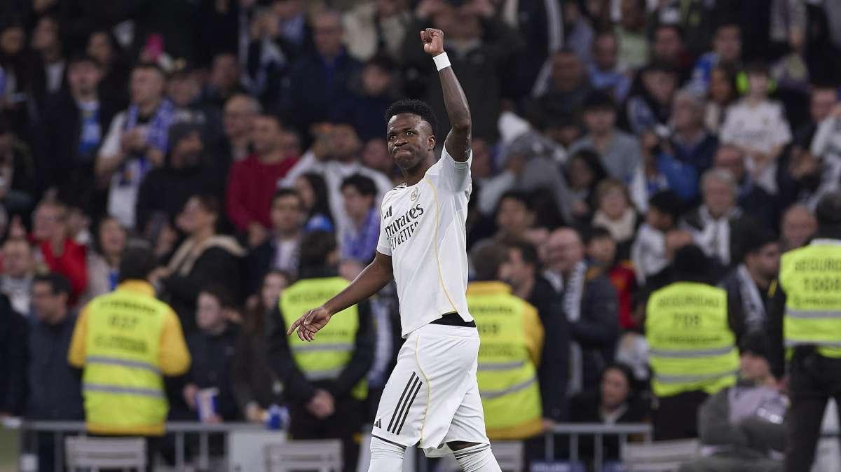 Vinicius mejora una estadística de dos leyendas de la Champions