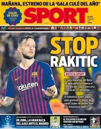 Sport - Rakitic podría abandonar el Barça en verano